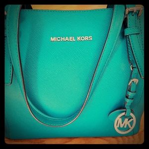 Michael Kors Tote - Green saffiano